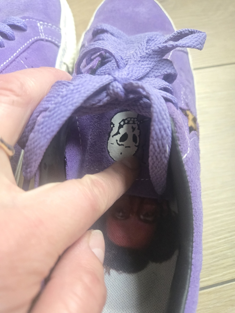 Converse x Sean Pablo One Star Pro Ox Skate Shoe Purple  Size Womens 8.5 Mens 7 - Picture 5 of 10